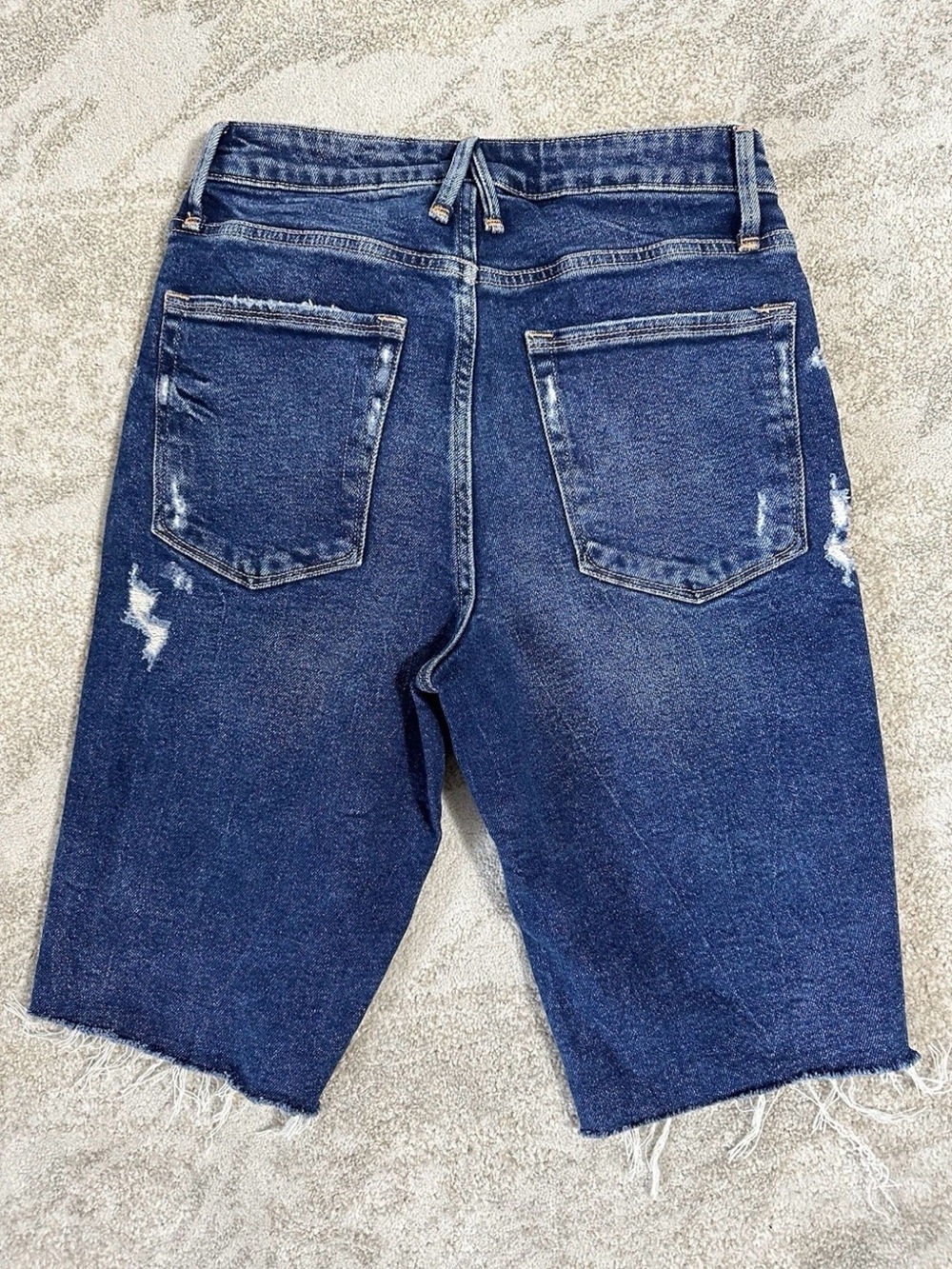 Good American Bermuda Denim Shorts - Picture 2 of 4
